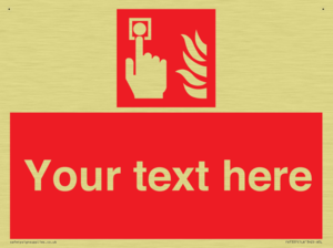 Custom Fire Alarm call point